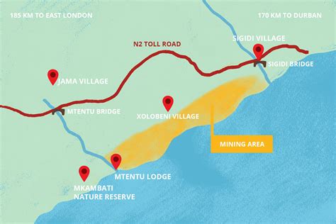 N2 Wild Coast Road Map Lisa Nelson 