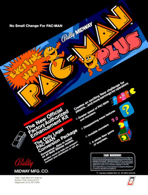 Pac Man Plus Arcade Gorser Play Video Game Faqs Cheats Reviews Saves