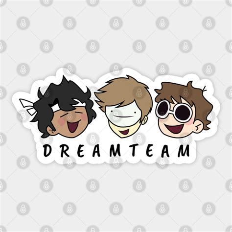 Dream Team Dream Smp Sticker Teepublic