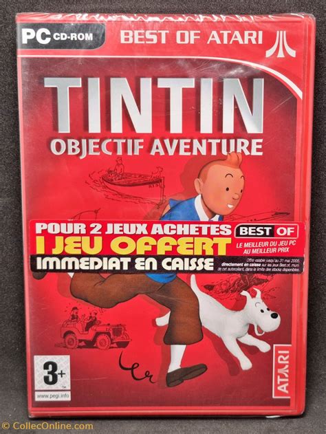 Jeux PC Tintin Objectif Aventure Jogos De Tabuleiro E Brinquedos