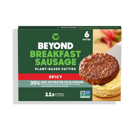 Breakfast Sausage Links And Spicy Patties Beyond Meat