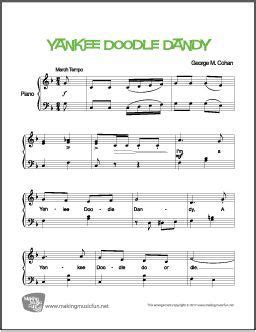 Find similar websites like makingmusicfun.net. I'm a Yankee Doodle Dandy - Easy Piano Sheet Music (Digital Print) - Visit MakingMusicFun.net ...