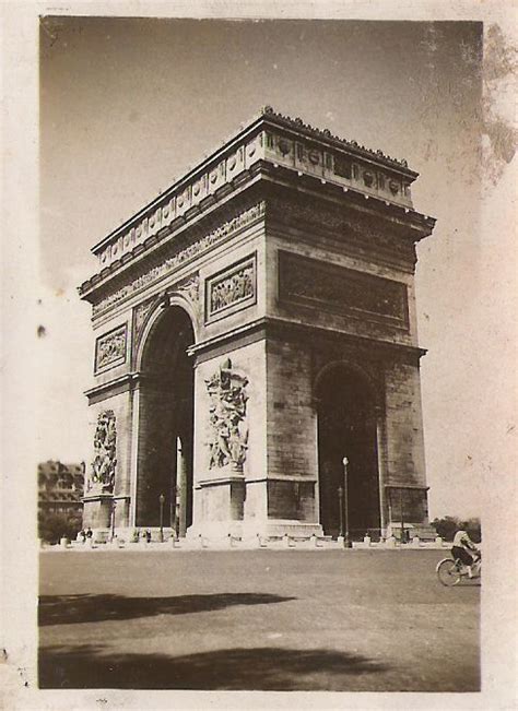 Almost Wordless Wednesday Paris France 1944 Arc De Triomphe