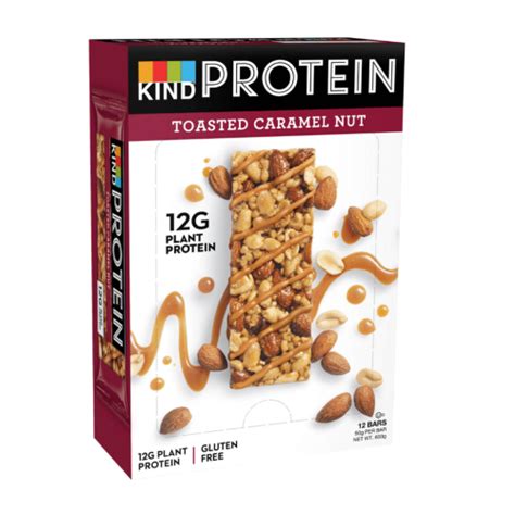 Kind Toasted Caramel Peanut Protein Bars 50g X 12