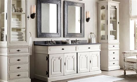 Restoration hardware pedestal sink floating double vanity bathroom via dihiz.biz. Restoration Hardware | Master bathroom vanity, Vanity ...