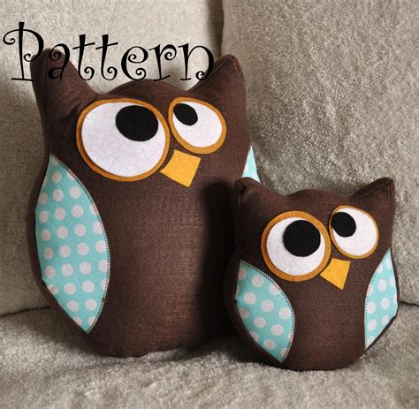 4 Best Images Of Free Printable Owl Pillow Pattern Free Printable Owl