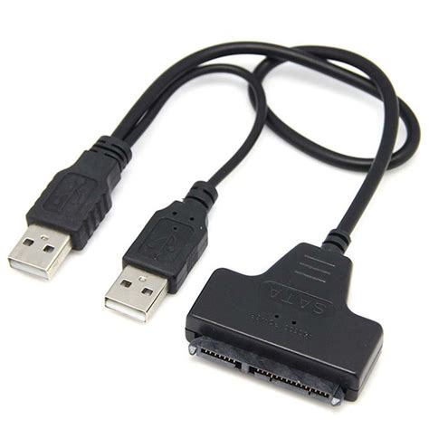 Usb 3.1 type c sata cables converter male to 2.5'' hdd/ssd drive wire adapter wired convert features: Judixy USB2.0 SATA 7+22Pin to USB2.0 Adapter Cable Fr 2.5 ...