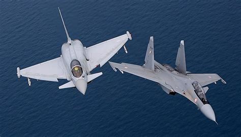 Typhoons And Su 30mki Joined For Training In The Uk Defense Update