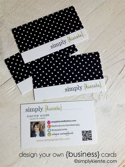 Print Your Own Business Cards Print Your Own 2 X 35 Business Cards