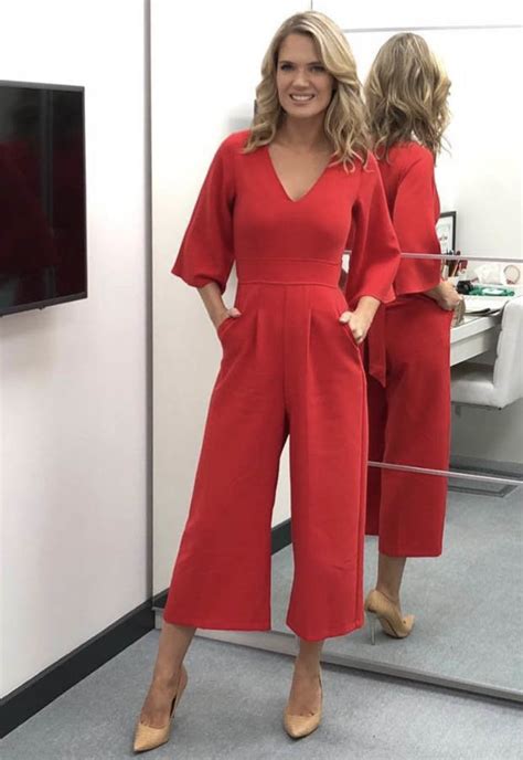 Itv Good Morning Britain Charlotte Hawkins Wows In Plunging Jumpsuit