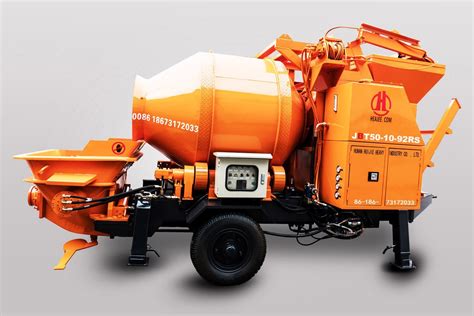 Diesel Concrete Mixer Pump Jbt50 10 92rs Heajee Machinery
