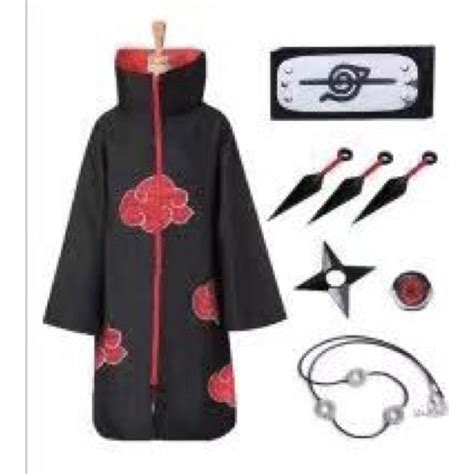 Naruto Costume Akatsuki Cloak Cosplay Sasuke Uchiha Cape Cosplay Itachi Cosplay Costume Robe Set