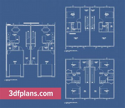 Blueprint Drawings Of 3 Storey Apartment Linden Drive Holmes Wi