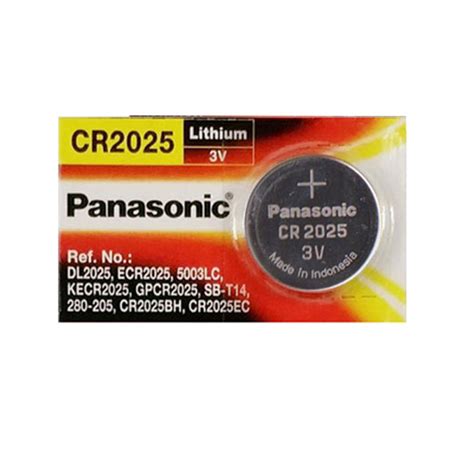 Pin Panasonic Cr 2025 Pin Panasonic Lithium 3v Chính Hãng
