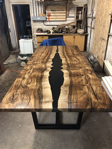 Black Epoxy Dining Table Colin Buckland