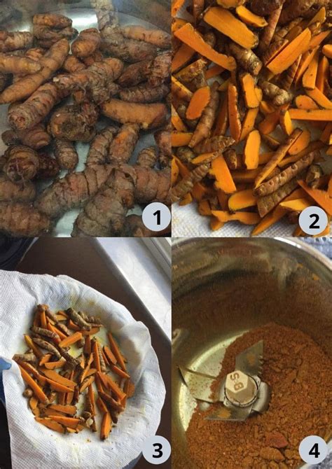 Step By Step Process To Make Turmeric Powder At Home