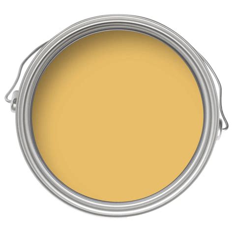 Crown Breatheasy Standard Mustard Jar Silk Emulsion Paint 25l