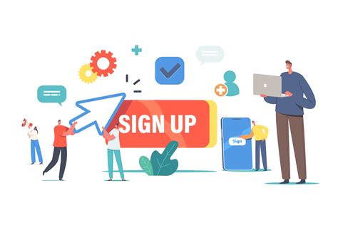 New User Online Registration And Sign Up Graphic By Ivectorstudio