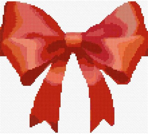 Cross Stitch Ribbon Xstitch Chart Design Ribbon Embroidery Cross