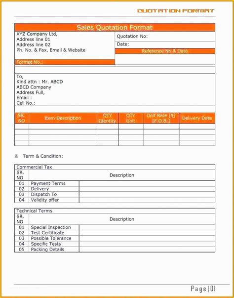 Rfq Template Free Of Request For Quotation Template Word Beautiful