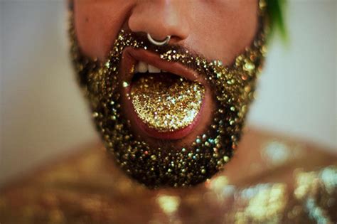Glitter Beards Are The Latest Hipster Trend For Christmas 2015 Daily Star