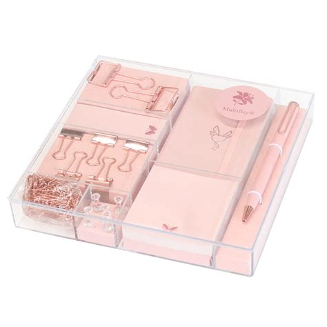 Buy Office Stationery T Set Rose Gold Pink Office Supplies