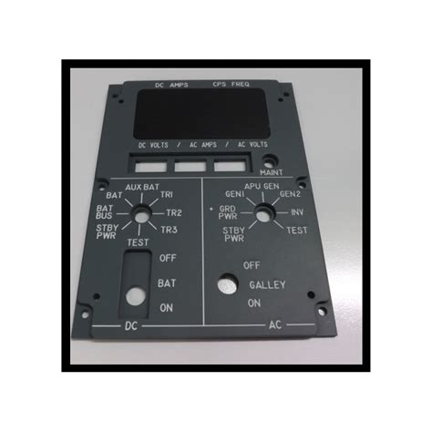 Overhead Electric Control Panel Cockpit Sim Parts Ltd