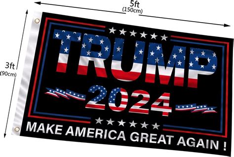 buy ciniqy trump 2024 flag make america great again double sided 3ply 200d donald trump for
