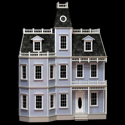 112 Wooden Dollhouse Kit Victorian Mansion Newport