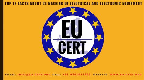 Top 12 Facts About Ce Marking Of Electrical And Electronic Equipment