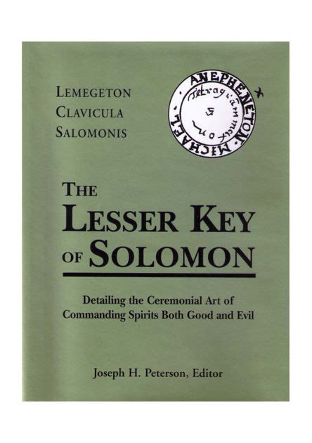 The Lesser Key Of Solomon Pdf