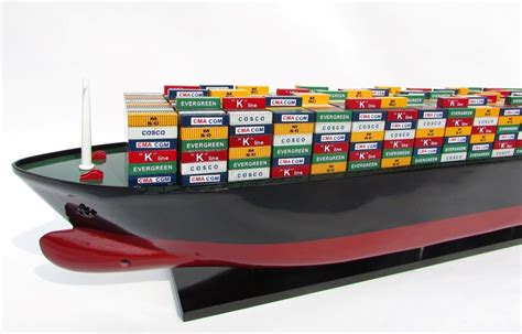 Handcrafted Custom Model Container Ship