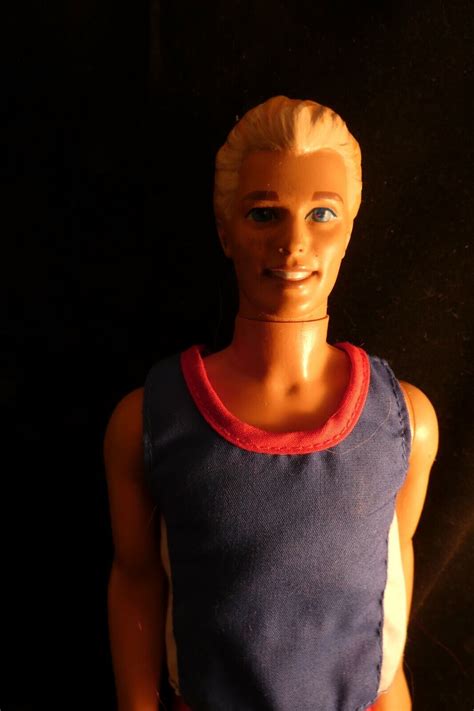 Mattel 1991 Ken Barbie Doll Blonde Two Tone Molded Hair EBay