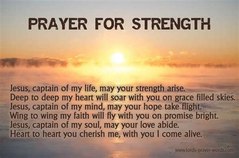 10 Prayers For Strength Hope And Courage Powerful Words In 2020
