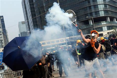 Hong kong 1 july marches. Hong Kong demonstration turns violent again, police use ...