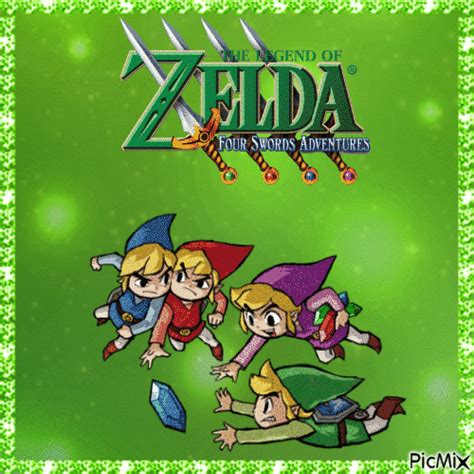 The Legend Of Zelda Four Swords Adventures Free Animated  Picmix
