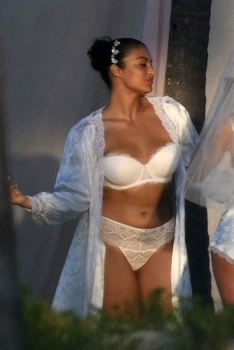 Devyn Garcia At Victorias Secret Photoshoot At A Beach In Miami