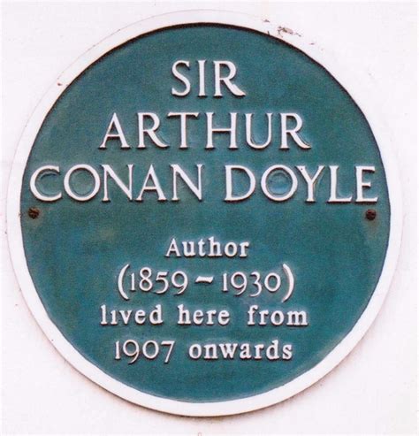 Fileplaque Arthur Conan Doyle Windlesham Manor Crowborough The