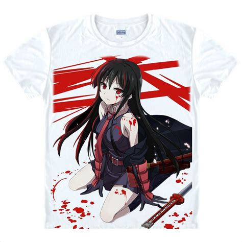 Check out our anime t shirt selection for the very best in unique or custom, handmade pieces from our clothing shops. Akame ga KILL T Shirt Akame Shirt Man's summer t shirts ...