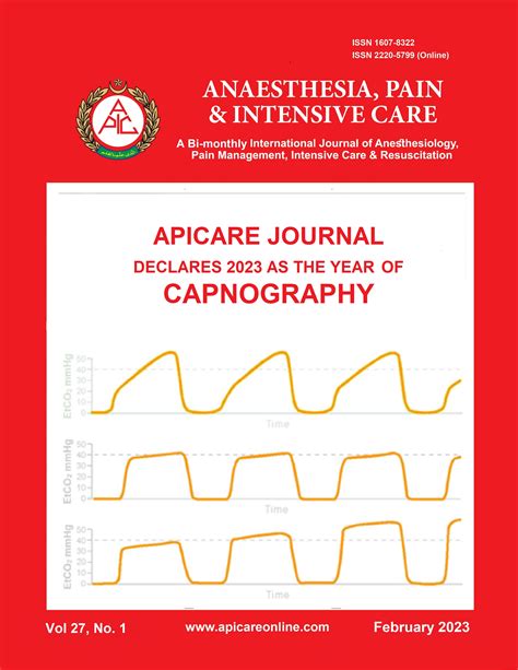 Anaesthesia Pain And Intensive Care