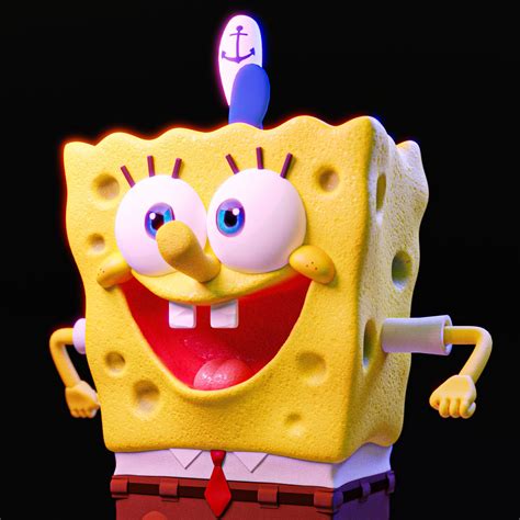 Spongebob 3d Model High Poly 3d Model Cgtrader