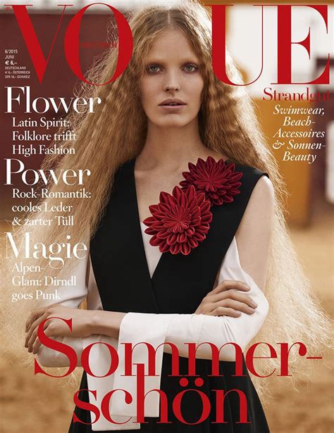 Vogue Germany June 2015 Cover Vogue Germany