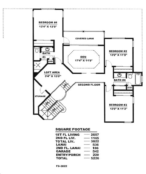 House Plan 60432 Mediterranean Style With 3822 Sq Ft 4 Bed 3 Bath