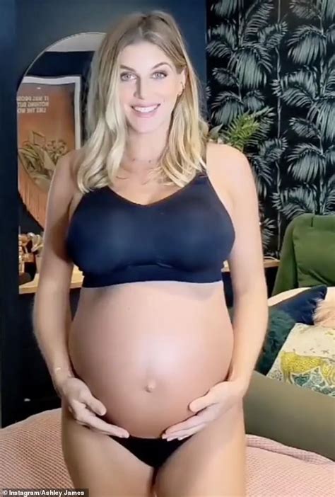 Pregnant Ashley James Showcases Blossoming Baby Bump As She Shares Her