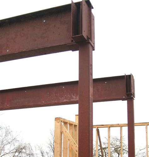 Structure Steel To Wood Home Building In Vancouver