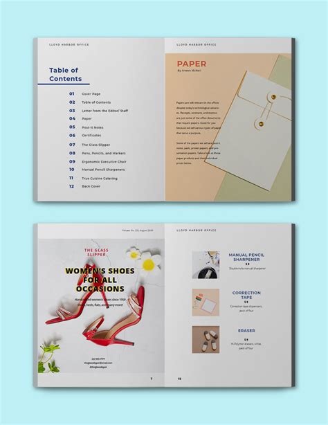 Office Supplies Catalog Template In Word Pdf Indesign Download