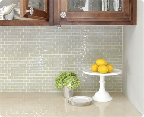 Also be sure to check out our custom mosaic designs featuring green glass tiles. Kitchen backsplash. Light green glass subway tile ...