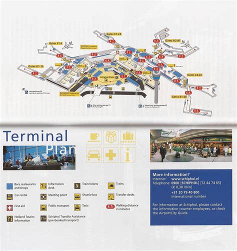 Amsterdam Schiphol Airport AMS Terminal Map Flickr