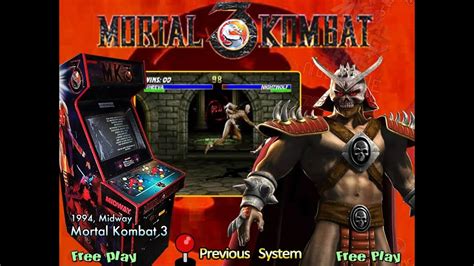 Mortal Kombat 3 Arcade Youtube