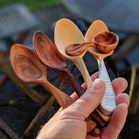 A Fine Morning To Release This Little Lot Of Hand Carved Wooden Spoons